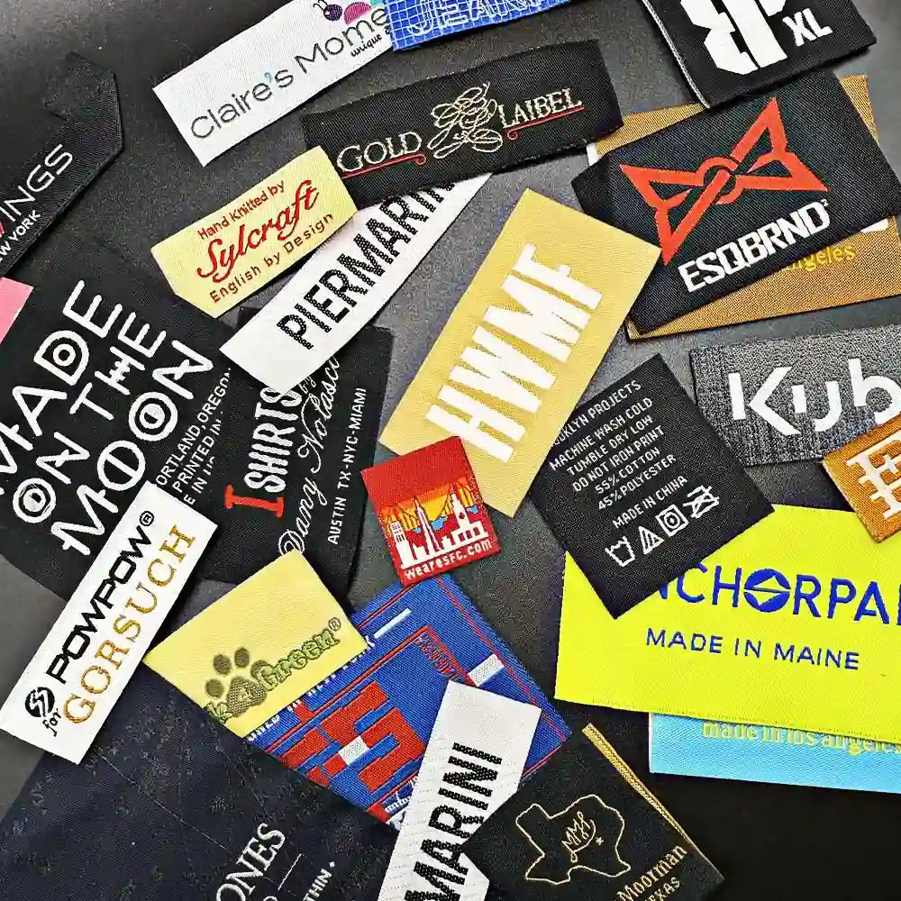 Custom Woven Garment Labels – Premium Stitched Branding