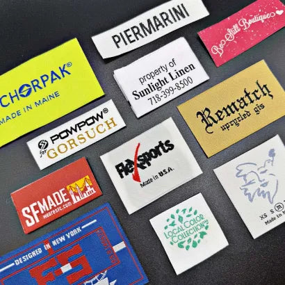 Custom Woven Garment Labels – Premium Stitched Branding